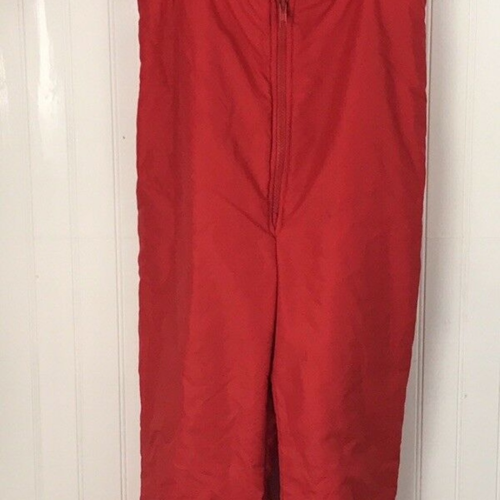ANBA Austria Vintage Ski Snow Bib Red Size 14